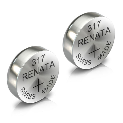Renata 317 Watch Battery Swiss Made Silver Coin SR516SW 1.55V All Pack - TradeNRG UK